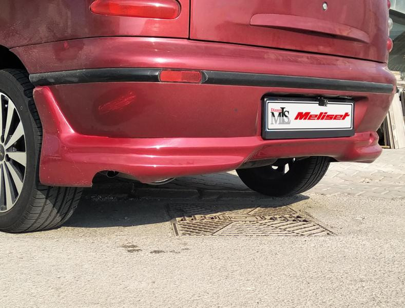 Купити Накладка на задній бампер (Meliset, під покраску) для Fiat Bravo 2008- рр