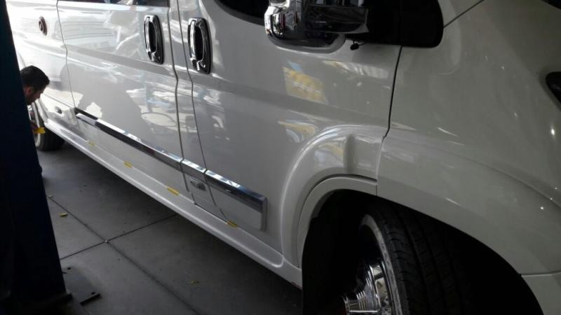 Купить Боковые пороги под покраску (Meliset) для Peugeot Boxer 2006-2025 гг