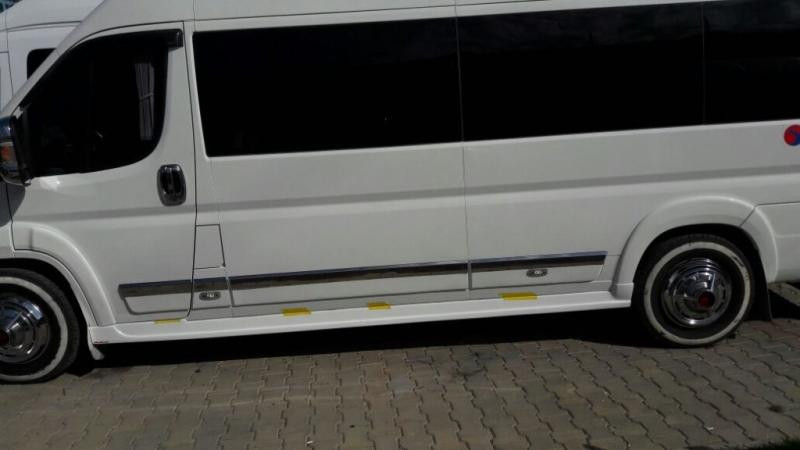 Купить Боковые пороги под покраску (Meliset) для Peugeot Boxer 2006-2025 гг