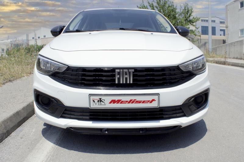 Купить Передняя накладка на бампер (2021-2025, под покраску) для Fiat Tipo 2016- гг
