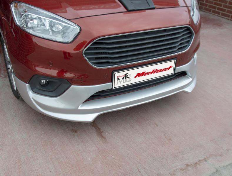 Купити Передня накладка (2017-2025, під фарбування) для Ford Courier рр