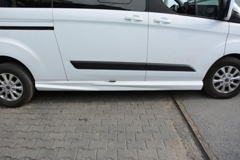 Купить Пороги (2 шт, под покраску) Короткая база для Ford Custom 2013-2022 гг