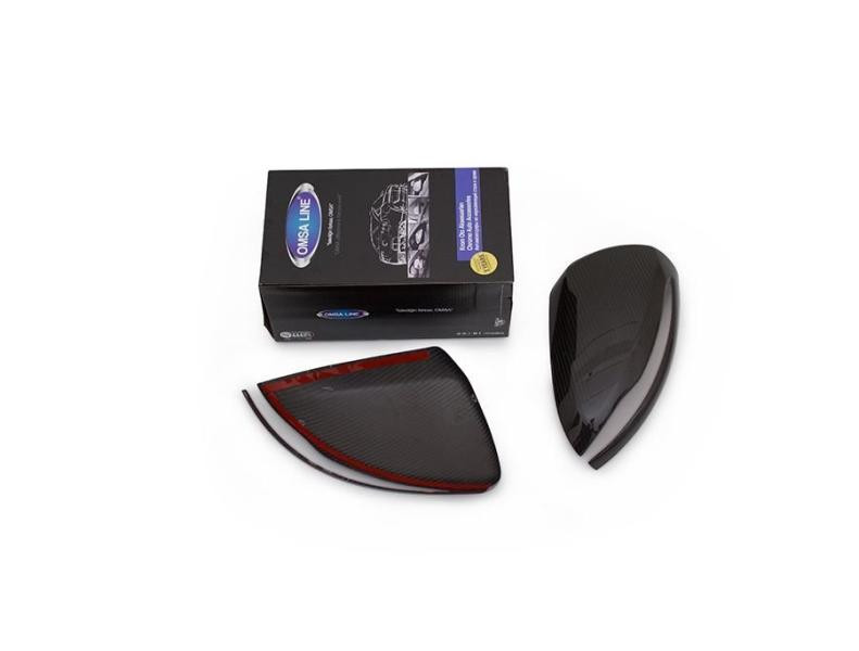 Купити Накладки на дзеркала (2 шт, карбон) для Mercedes GLC X253