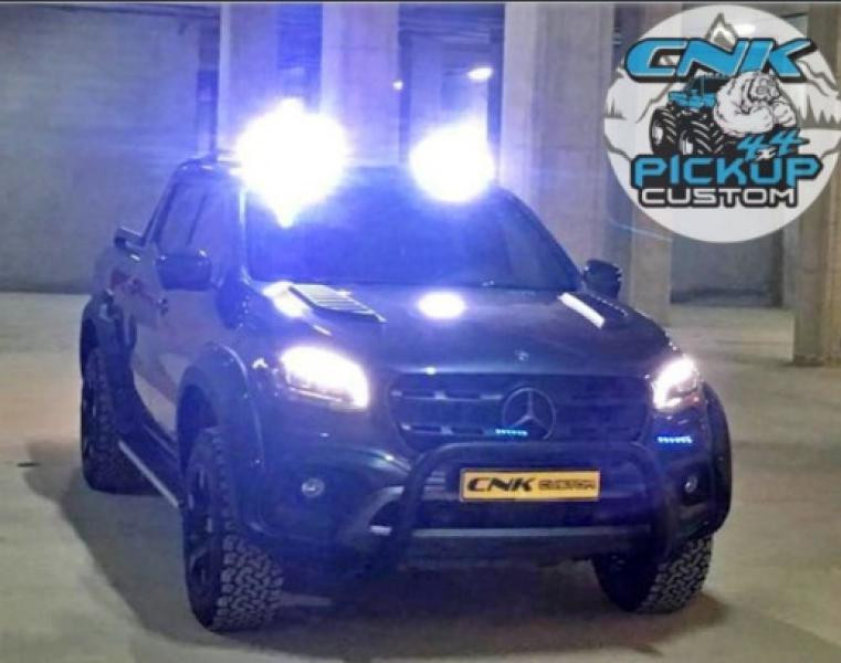 Купити Спойлер лобового скла (Око орла, під фарбування) для Mercedes X class