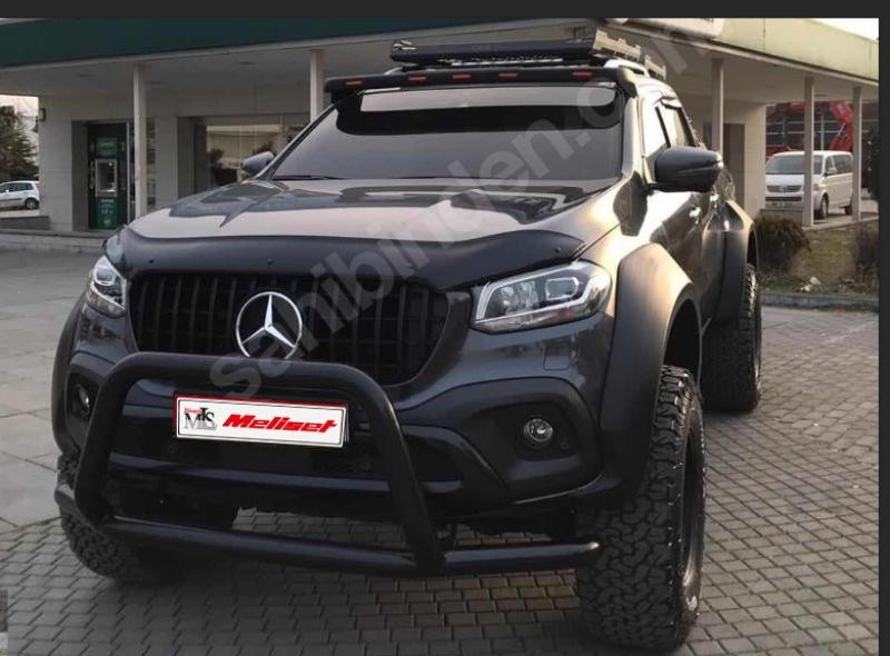 Купити Спойлер лобового скла (V3, під фарбування) для Mercedes X class