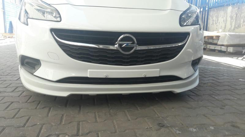 Купити Передня нижня накладка (під фарбування) для Opel Corsa E 2015-2019 рр