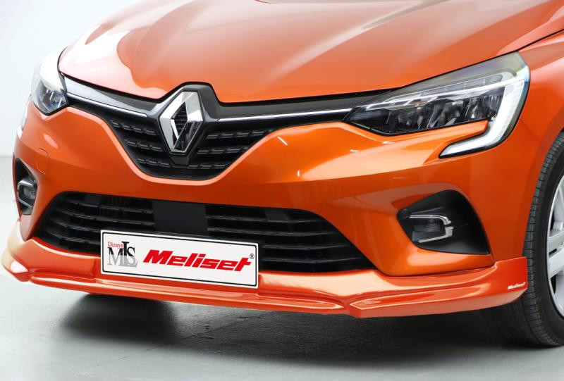 Купити Накладка на передній бампер (під фарбування) для Renault Clio V 2019- рр