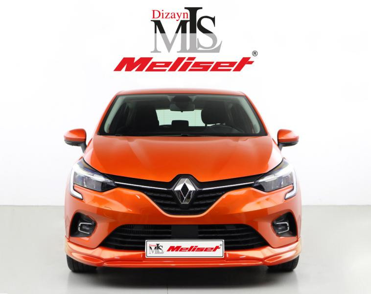 Купити Накладка на передній бампер (під фарбування) для Renault Clio V 2019- рр