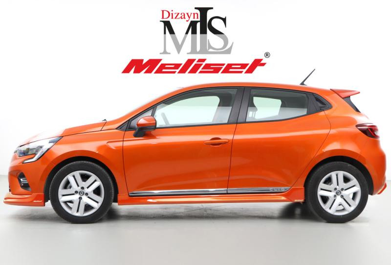 Купити Бокові пороги (під фарбування) для Renault Clio V 2019- рр