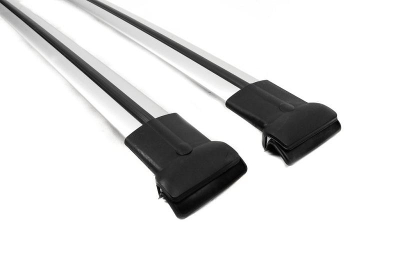 Купити Перемички на звичайні рейлінги без ключа Can V1 (2 шт) до 105 см, Сірі для Volkswagen Tiguan 2016-2023 рр