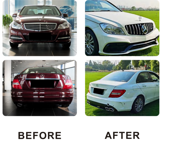 Купить Комплект обвесов в дизайне W205 для Mercedes C-class W204 2007-2015 гг