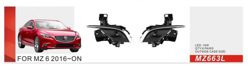 Купити Противотуманки 2016-2018 (2 шт, LED) для Mazda 6 рр