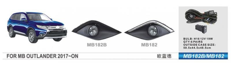 Купити Противотуманки 2015-2021 (2 шт, галоген) для Mitsubishi Outlander рр