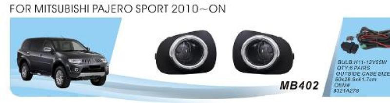 Купити Противотуманки 2011-2015 (2 шт, галоген) для Mitsubishi L200 рр