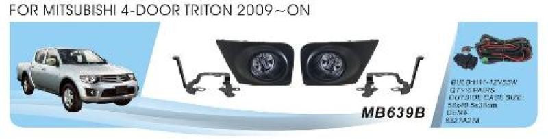Купить Противотуманки 2006-2011 (2 шт, галоген) для Mitsubishi L200