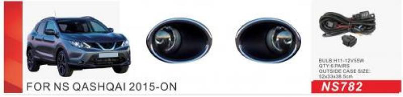Купить Противотуманки 2014-2016 (полный комплект) для Nissan Qashqai/Rogue Sport