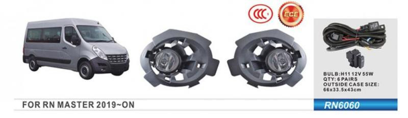 Купити Протитуманки 2015-2020 (2 шт, галогенні) для Renault Master рр