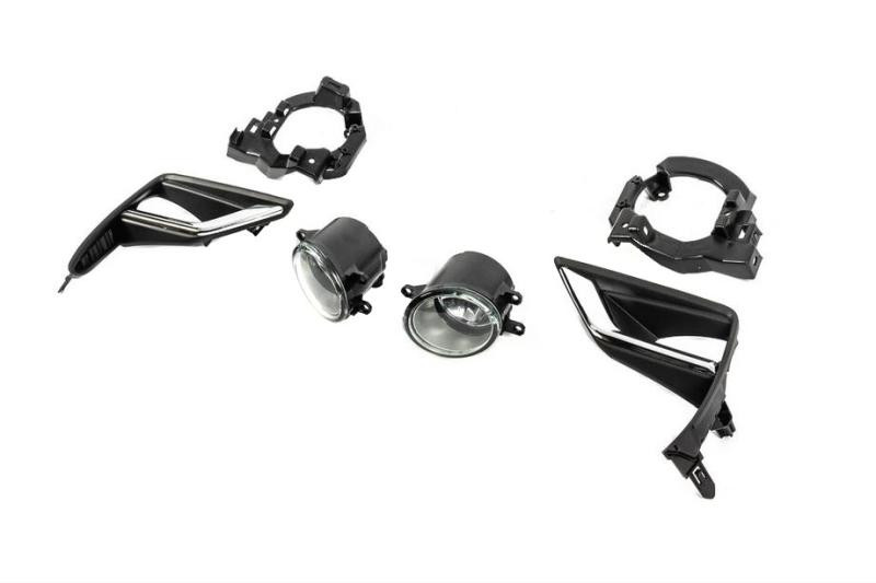 Купить Противотуманки 2017-2021 (2 шт, галогенные) для Toyota Land Cruiser Prado 150