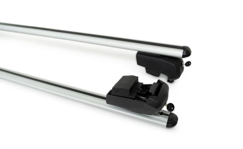 Купить Перемычки на обычные рейлинги под ключ Bold Bar V1 (2 шт) Серые для Volkswagen T6