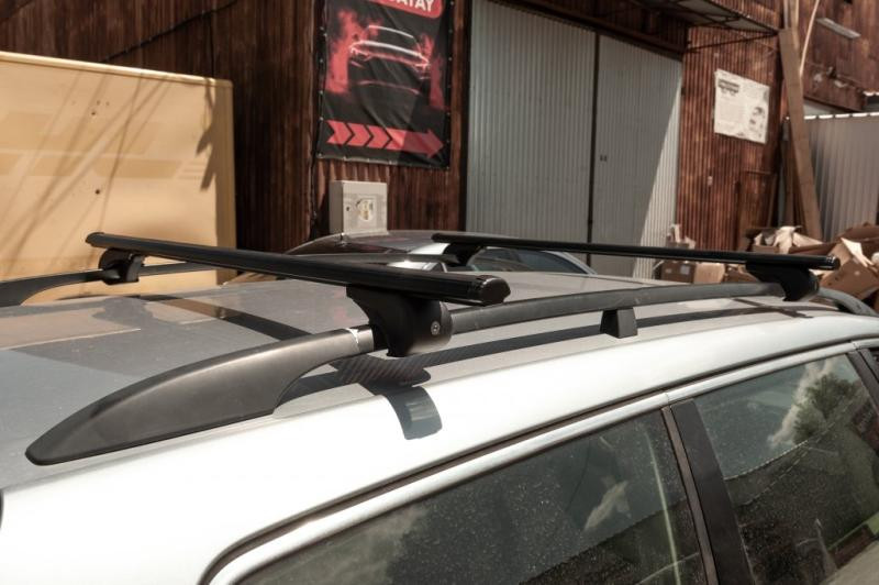 Купити Перемички на звичайні рейлінги під ключ Bold Bar V1 (2 шт) Чорні для Ford Maverick 2000-2007 рр