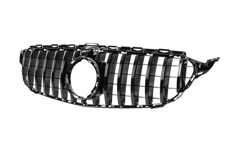 Купити Передня решітка Panamericana GT Black (для Avantgarde/AMG-Line/C43 AMG) 2014-2021, без камери для Mercedes C-сlass W205 рр