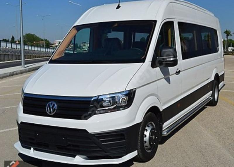 Купити Накладка ліп на передній бампер (під фарбування) для Volkswagen Crafter 2016- рр