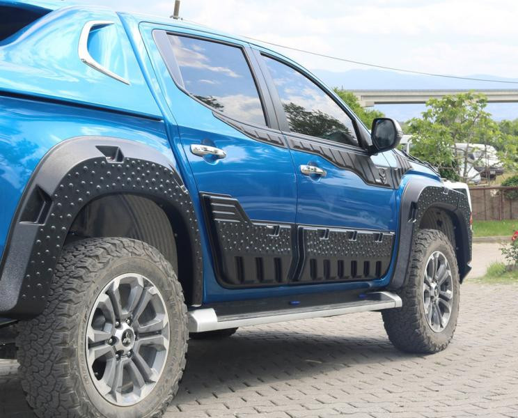 Купити Молдинг двері EuroCap (6 шт, ABS) для Fiat Fullback 2016- рр