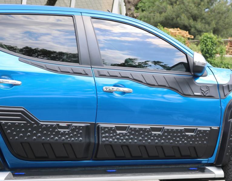 Купити Молдинг двері EuroCap (6 шт, ABS) для Fiat Fullback 2016- рр