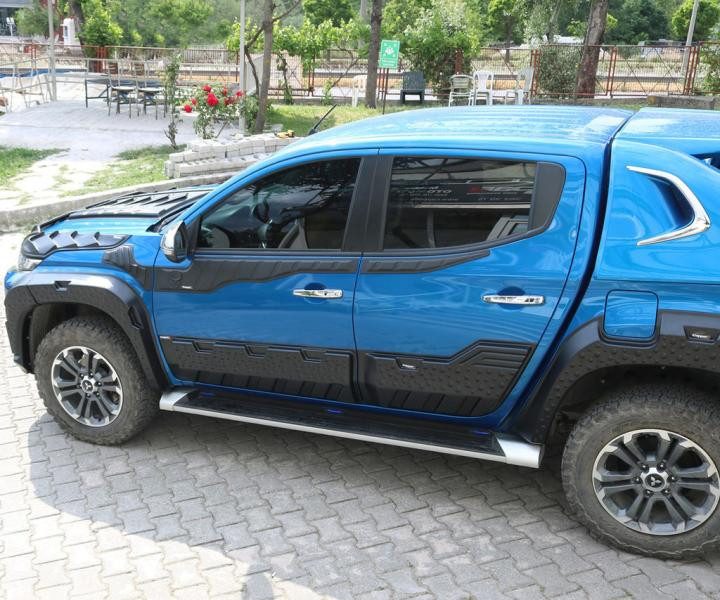 Купити Молдинг двері EuroCap (6 шт, ABS) для Fiat Fullback 2016- рр