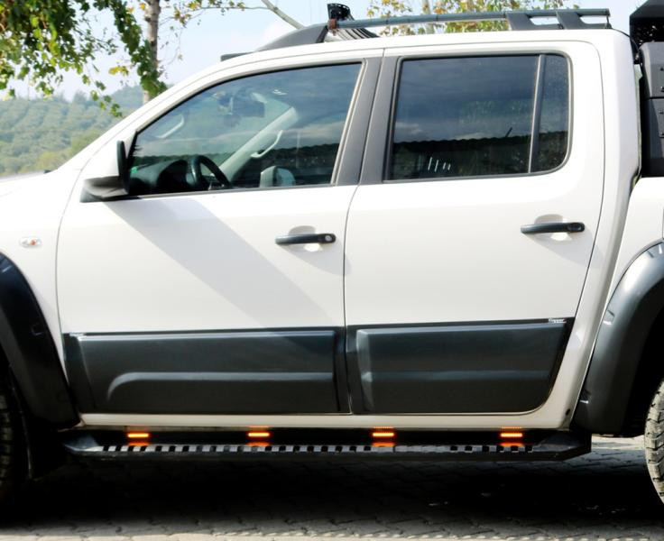 Купить Молдинг двери EuroCap (6 шт, ABS) для Volkswagen Amarok 2010-2022 гг