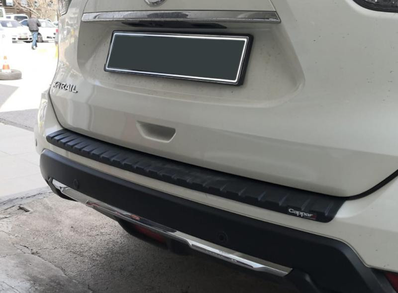 Купить Накладка на задний бампер EuroCap (2017-2021 гг., ABS) для Nissan X-trail T32/Rogue