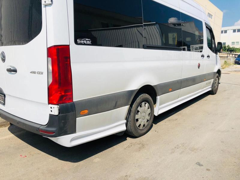 Купить Комплект порогов (под покраску) L4 – Extra Long для Mercedes Sprinter W907/W910 2018- гг