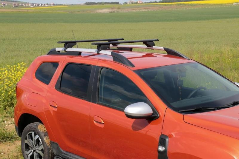 Купить Багажник (поперечины) на обычные рейлинги под ключ Wizard V1 (2 шт) 115 см, Чёрный для Volkswagen Touran 2010-2015 гг