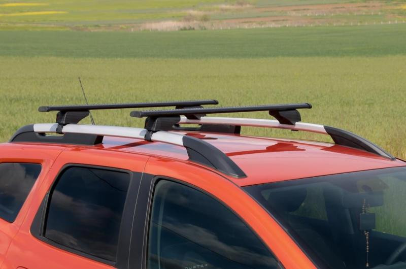 Купити Багажник (поперечини) на звичайні рейлінги під ключ Wizard V1 (2 шт) 125 см, Чорний для Volkswagen Touran 2010-2015 рр