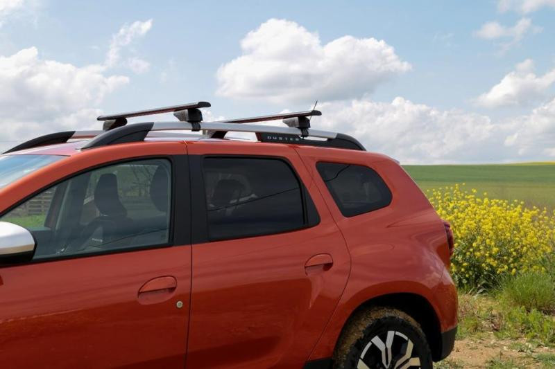 Купить Багажник (поперечины) на обычные рейлинги под ключ Wizard V1 (2 шт) 125 см, Серый для Volkswagen Touran 2010-2015 гг