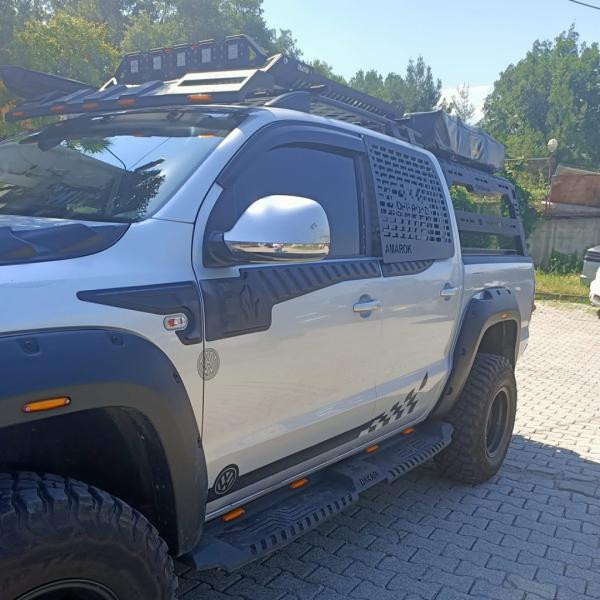 Купити Верхні молдинги дверей (6 шт, ABS) для Volkswagen Amarok 2010-2022 рр