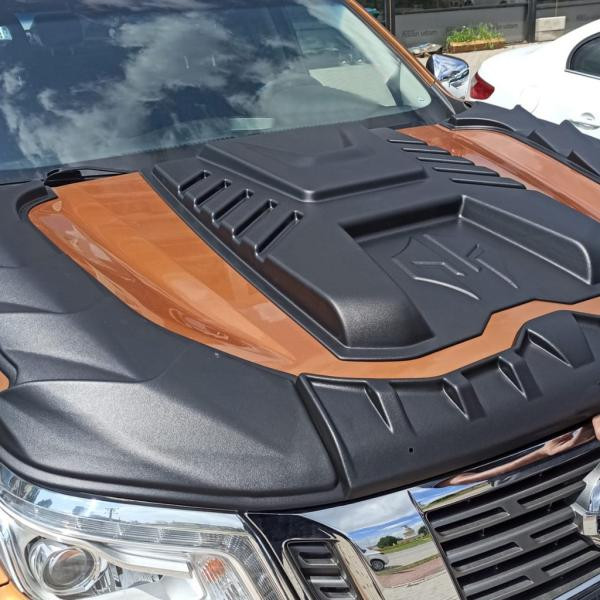 Купити Накладка на капот (ABS) для Nissan Navara/NP300 2016- рр