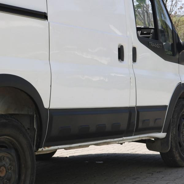 Купить Молдинг двери EuroCap (6 шт, ABS, короткая база) для Ford Transit 2000-2014 гг