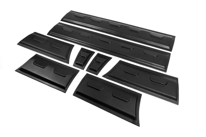 Купить Молдинг двери EuroCap (6 шт, ABS, длинная база) для Ford Transit 2000-2014 гг