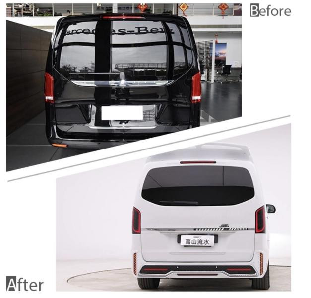 Купить Комплект обвеса (WotterFoll 2023 design) для Mercedes Vito/V-class W447 2014- гг