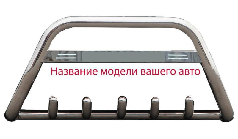 Купити Кенгурятник WT003 (нерж) для Mitsubishi Pajero Wagon III