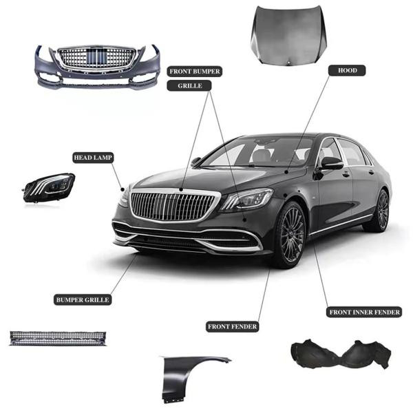 Купити Комплект рестайлінгу в X222 Maybach S600 для Mercedes S-сlass W221 2005-2013 рр