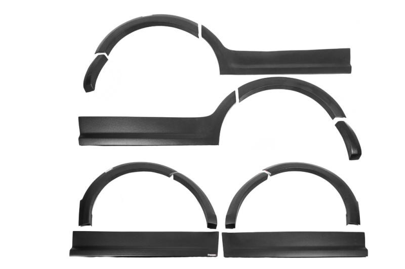 Купить Комплект молдингов и расширителей арок 2 двери, длинная база для Volkswagen Caddy 2015-2020 гг
