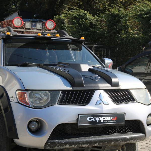 Купити Накладка на капот V3 (ABS) для Mitsubishi L200 2006-2015 рр