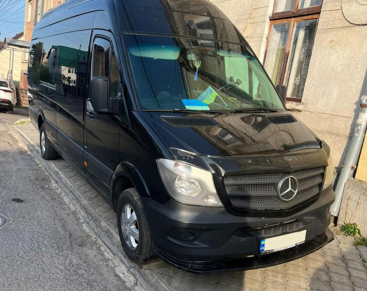 Купить Передняя лип накладка 2013-2018 (ABS) для Mercedes Sprinter W906