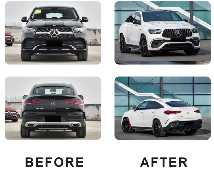 Купить Комплект обвесов AMG GLE63 для Mercedes GLE coupe C167 2019- рр