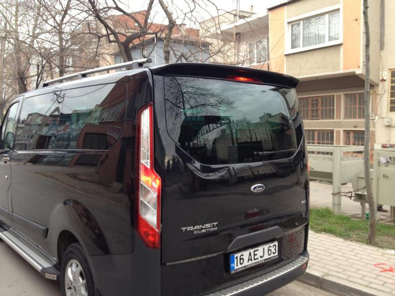 Купити Спойлер ABS (під фарбування) для Ford Custom 2013-2022 рр