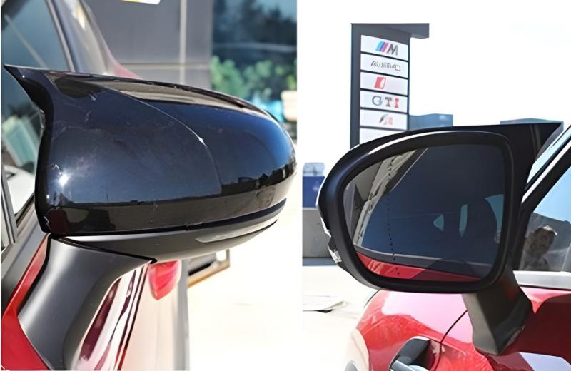 Купить Накладки на зеркала BMW-Style (2 шт) для Renault Captur 2019- гг