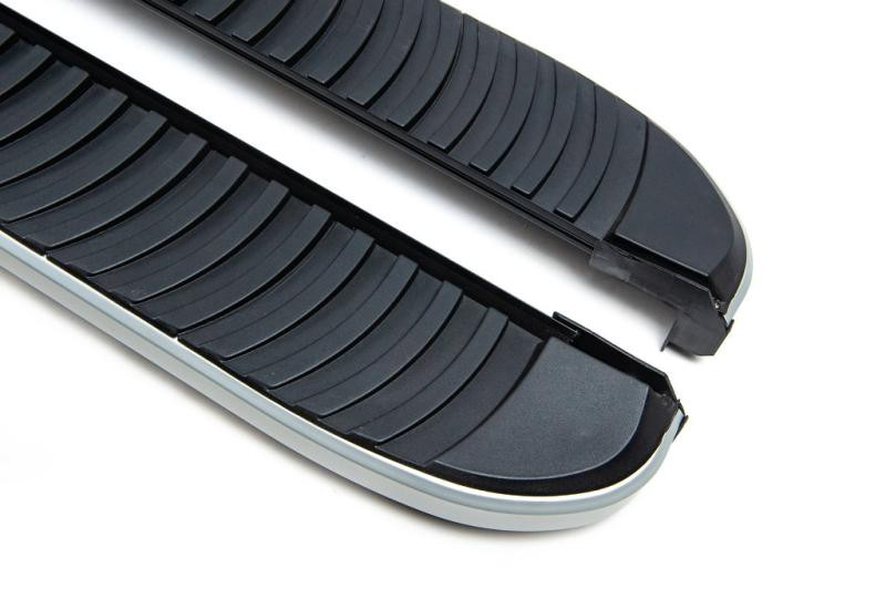 Купити Бокові пороги Tayga Grey (2 шт., Алюміній) для Toyota Corolla Cross