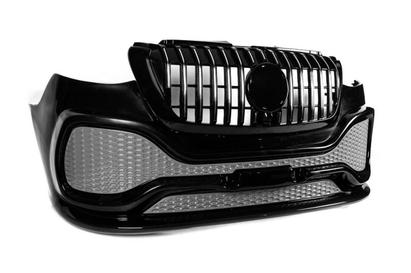 Купити Передній бампер з решіткою ABS (під фарбування) для Mercedes Sprinter W907/W910 2018- рр